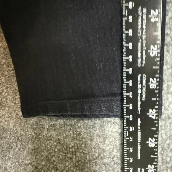 Democracy Jeans Womens 18 Blue Ab Solution Skinny Jeans Dark Indigo Stretch - Picture 11 of 13